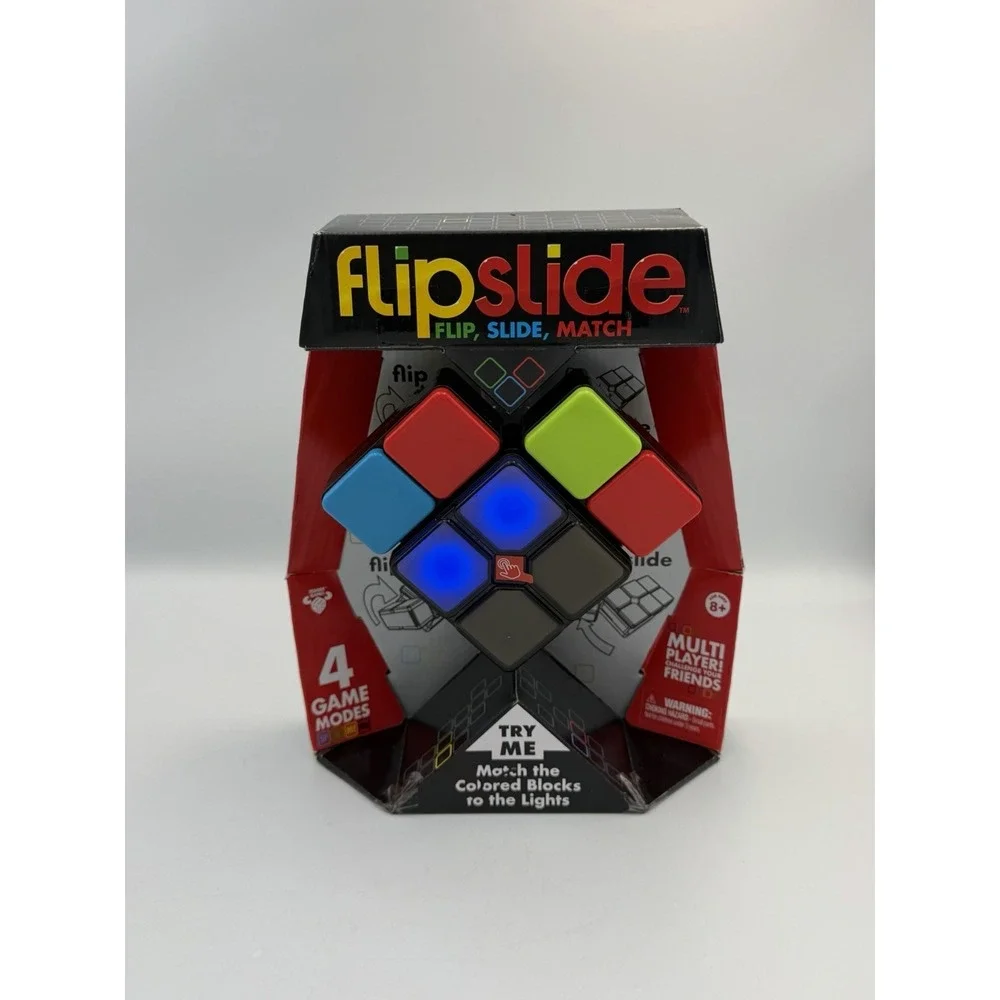 Kids Handheld Electronic Game Flipslide 4 Thrilling Game Modes Ages 8+ NEW